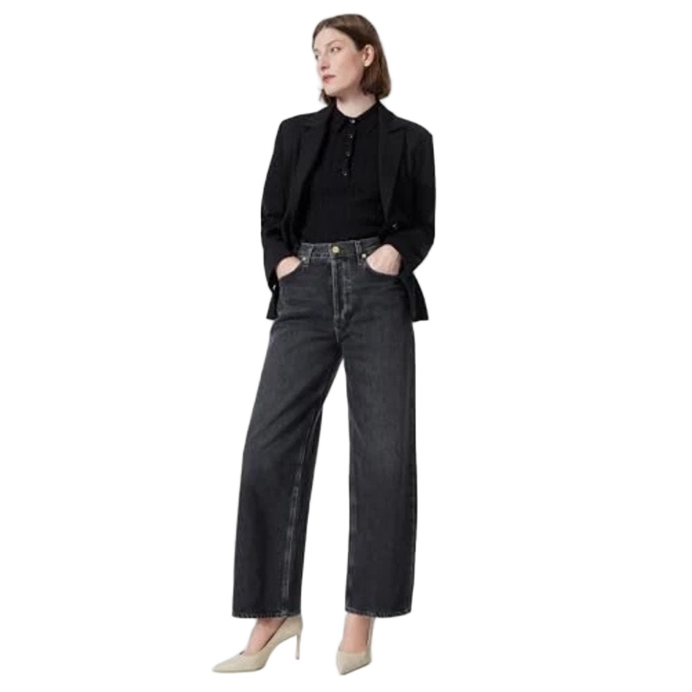 🍒Dee Ocleppo kit mid rise relaxed leg black wash size 12 NWT…